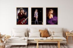 Taylor Swift Poster, Taylor Swift Set of 3 Posters, Wall Decor, Aesthetic Poster, Trendy Poster, Music Poster, Album Pos