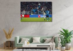 Cristiano Ronaldo Rovesheta Ready To Hang Canvas, Ronaldo Poster, Bedroom Decor, Gift for the Home,Boy Room Decor,Gym Ca