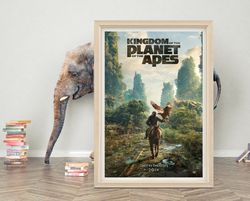 Kingdom of the Planet of the Apes Movie Poster Wall Art  2023 Movie Poster  High Quality Canvas Cloth Poster  Classic Mo