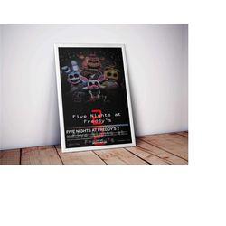 Five Nights at Freddy's 2 Poster, Gaming Poster,