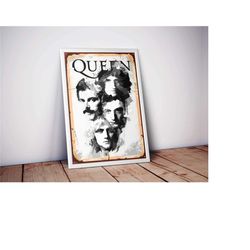 Queen Poster | Freddie Mercury | Queen Prints