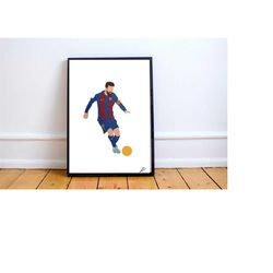 Lionel Messi Poster Print. A4/A3, Messi, Lionel Messi,