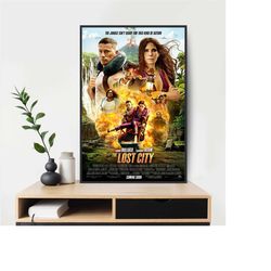 The Lost City 2022 Movie Poster Unframed Art