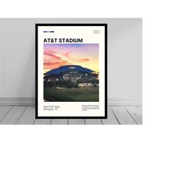 AT&T Poster Stadium Poster, Dallas Cowboys Stadium Stadium