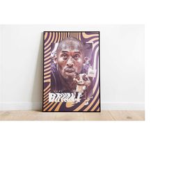 Kobe Bryant Poster, NBA Posters, Wall Art, Wall