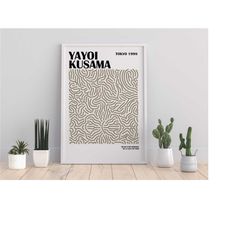 Downloadable Yayoi Kusama Wall Art, Popular Printable Japanese