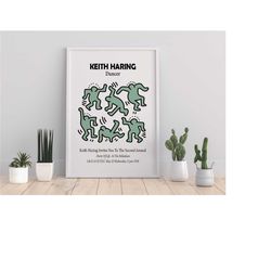 Keith Haring Instant Download, Keith Haring Dancer Poster,