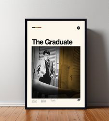 The Graduate Movie Poster, The Graduate Print, Modern Movie Poster, Wall Decor, Vintage Retro Print, Custom Poster, Home