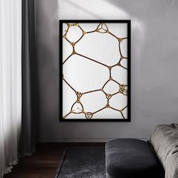 white stone wall pattern abstract canvas painting, wall pattern abstract canvas print, stone pattern canvas, modern abst