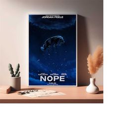 Nope Movie Poster, Canvas Prints Wall Art Home