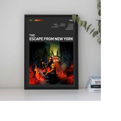 Escape from New York Custom Poster, Classic Film