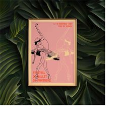 MONTREUX BALLET POSTER | Ballerina Print, Nursery Decor