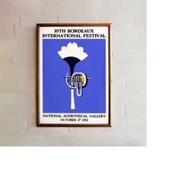 Bordeaux Jazz Festival Poster - French poster, music