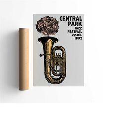 Central Park Jazz Festival - NYC music poster