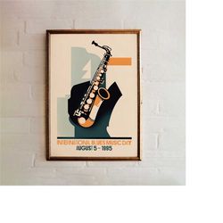 Internatinal Blues Music Day Poster - music wall