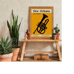 New Orleans Jazz Festival Poster - Music Concert