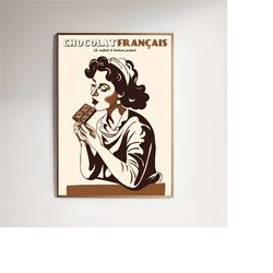 Chocolat Francis - Poster French Chocolate Advertising Perfect