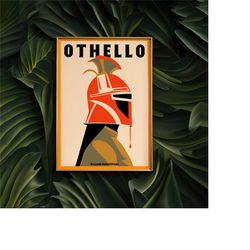 OTHELLO Poster - Shakespeare Theatre Advertising Print -