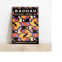 Geometric Bauhaus Poster - Ausstellung / Exhibition Wall