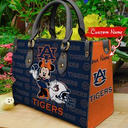 NCAA Auburn Tigers Minnie Women Leather Hand Bag