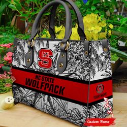 NCAA NC State Wolfpack Women Leather Hand Bag
