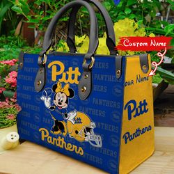 NCAA Pittsburgh Panthers Minnie Women Leather Hand Bag