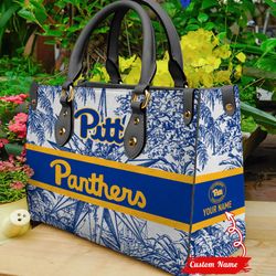 NCAA Pittsburgh Panthers Women Leather Hand Bag