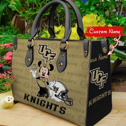 NCAA UCF Knights Minnie Women Leather Hand Bag