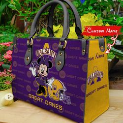 NCAA Albany Great Danes Minnie Women Leather Hand Bag