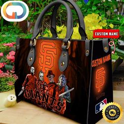 San Francisco Giants MLB Halloween Women Leather Hand Bag
