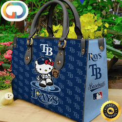 Tampa Bay Rays Kitty Women Leather Hand Bag