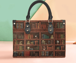 Book Lover Leather Bag, Best Gifts For Book Lovers, Women's Pu Leather Bag