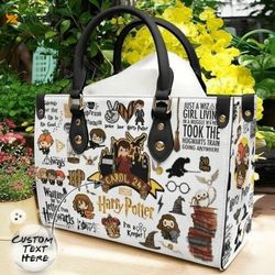 Harry Potter Leather Handbag For Women, Harry Potter Leather Handbag, Carol Harry Potter Leather Handbag