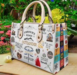 Outlander Leather Bag For Women Gift, Outlander Leather Handbag, Outlander Handbag Women Gift