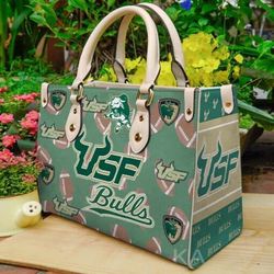 South Florida Bulls Leather Handbag, Florida Bulls Leather Handbag, Florida Bull Handbag For Women
