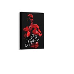 mike tyson canvas wall art, boxing canvas wall
