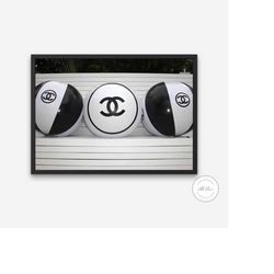 Black and White Luxury Balls Wall Art INSTANT