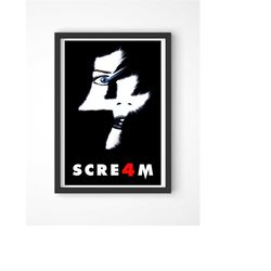 Scream 4 Movie Poster, Scream IV Movie Print