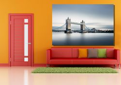 tower poster, london landscape poster, london tower bridge canvas, london tower bridge poster, landscape painting wall a