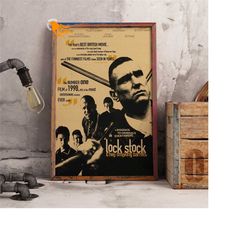 lock, stock and two smoking barrels retro poster,
