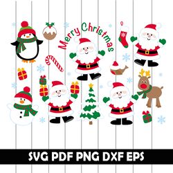 Christmas Santa SVG, Christmas Svg, Santa Svg, Christmas Clipart, Christmas Png, Christmas Eps, Christmas Vector, Xmas