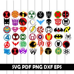 Superhero Logo Svg, Superhero Svg, Superhero Clipart, Superhero Logo Clipart, Superhero Png, Superhero EPs, SuperheroDxf