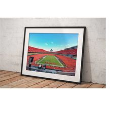 Arrowhead Stadium, Kansas City Chiefs, Poster Framed Room