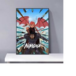 Nimona 2023 Movie Poster, PVC package waterproof Canvas