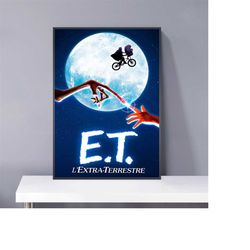 E.T. The Extra Terrestrial (1982) Movie Poster, PVC