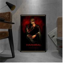 Hannibal Retro Poster, Kraft Paper Print, Movie Wall