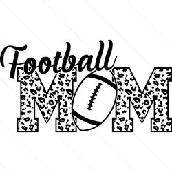 leopard football momy sport gifts svg