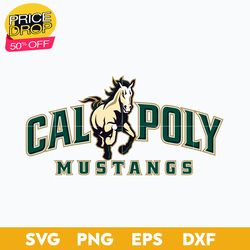 Cal Poly Mustangs Svg, Logo Ncaa Sport Svg, Ncaa Svg, Png, Dxf, Eps Download File, Sport Svg