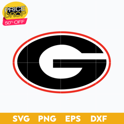 Georgia Bulldogs Svg, Logo Ncaa Sport Svg, Ncaa Svg, Png, Dxf, Eps Download File, Sport Svg
