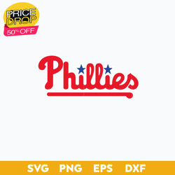 Phillies SVG, Philadelphia Phillies SVG, MLB SVG, PNG, DXF, EPS Digital File, Sport Svg